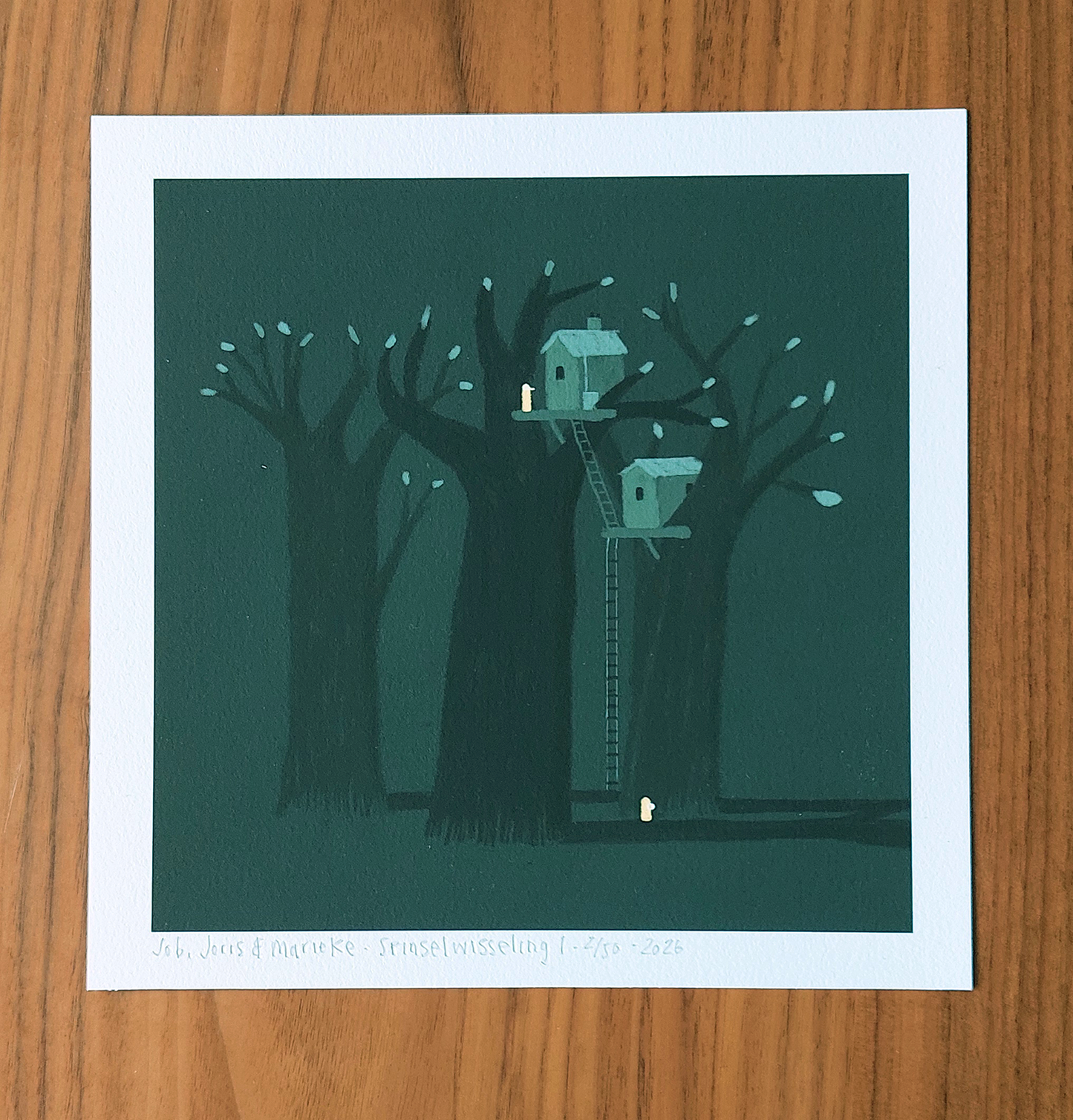 Job Roggeveen & Edward Capel - Spinselwisseling prints