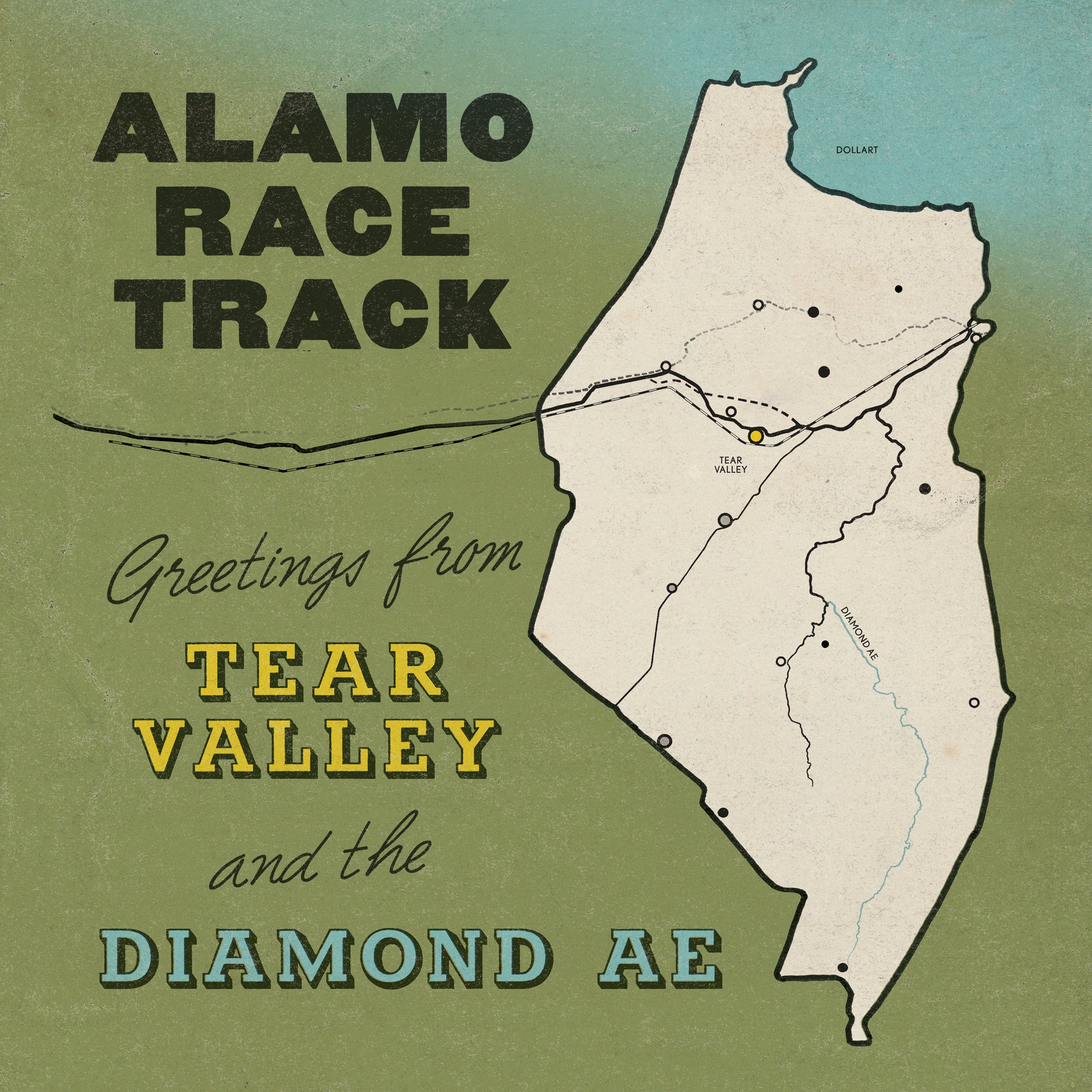 Alamo Race Track - Greetings from tear valley and the diamond Ae